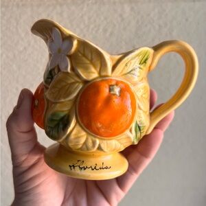 60s Florida Souvenir Inarco Creamer Pitcher